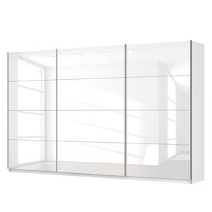 Schwebetürenschrank SKØP Hochglanz Weiß / Alpinweiß - 360 x 222 cm - 3 Türen - Basic