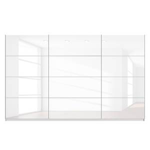 Schwebetürenschrank SKØP Hochglanz Weiß / Alpinweiß - 360 x 222 cm - 3 Türen - Premium