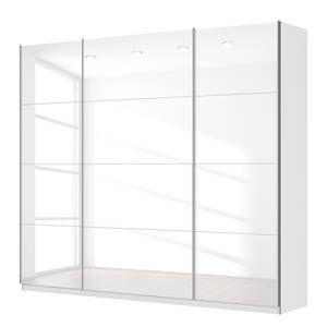 Schwebetürenschrank SKØP Hochglanz Weiß / Alpinweiß - 270 x 236 cm - 3 Türen - Classic