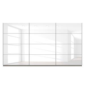 Schwebetürenschrank SKØP Hochglanz Weiß / Graphit - 405 x 222 cm - 3 Türen - Basic