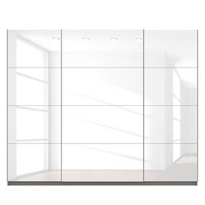 Schwebetürenschrank SKØP Hochglanz Weiß / Graphit - 270 x 222 cm - 3 Türen - Premium