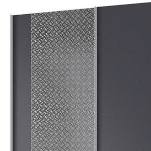 Schwebetürenschrank Cando Grau / Graphit - Breite: 150 cm - 2 Türen