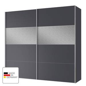 Schwebetürenschrank Magnetic Dunkelgrau / Grau - Breite: 200 cm