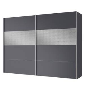 Schwebetürenschrank Magnetic Dunkelgrau / Grau - Breite: 250 cm