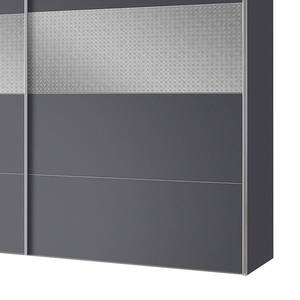 Schwebetürenschrank Magnetic Dunkelgrau / Grau - Breite: 250 cm