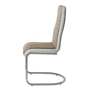 Chaises cantilever Fenja (lot de 4) Imitation cuir - Marron