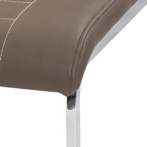 Chaises cantilever Joel (lot de 2) Cappuccino