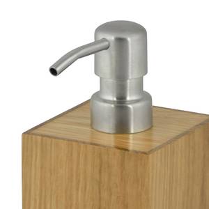 Dispenser per sapone Mezza Legno massello di quercia naturale