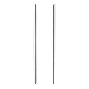 Éclairage latéral pour armoire portes battantes - Lot de 2 - Graphite - Hauteur : 236 cm