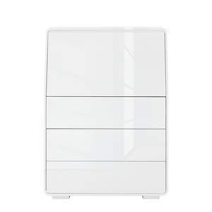 Secretaire Cuuba Curve C 10 hoogglans wit