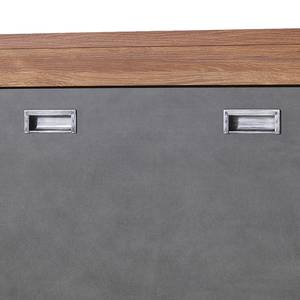 Secretaire Marton Stirling eikenhouten look/licht antracietkleurig