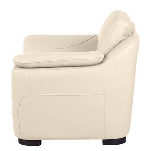 Fauteuil Alzira Cuir véritable Beige