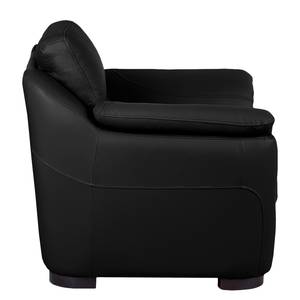 Fauteuil Alzira Cuir véritable noir