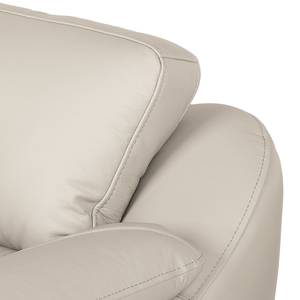 Fauteuil Alzira Cuir véritable taupe