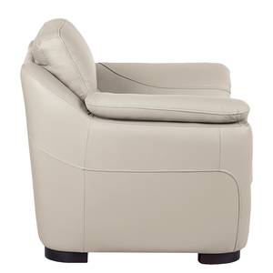 Fauteuil Alzira Cuir véritable taupe