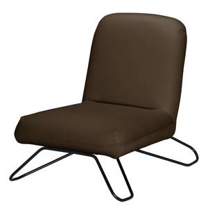 Fauteuil Amaroo Tissu structuré - Marron