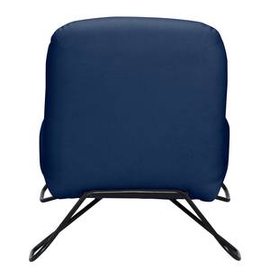 Fauteuil Amaroo structuurstof - Donkerblauw