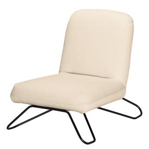 Fauteuil Amaroo Tissu structuré - Ecru