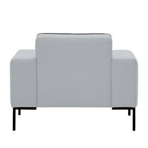 Fauteuil Ampio Duo Tissu Tissu Floreana : Gris clair - Noir