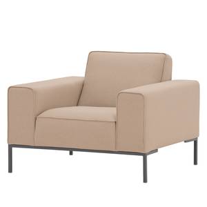 Fauteuil Ampio Tissu Tissu Floreana : Camel - Gris