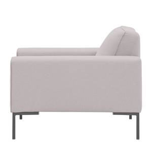 Fauteuil Ampio geweven stof Stof Naya: Grijs-Beige - Grijs