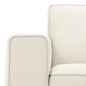 Fauteuil Ampio geweven stof Stof Naya: Lichtbeige - Grijs