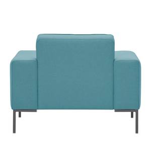 Fauteuil Ampio Tissu Tissu Naya : Turquoise - Gris