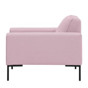 Fauteuil Ampio Tissu Tissu Floreana : Rose - Noir