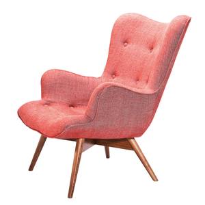 Fauteuil Angels Wings Rhythm structuurstof - Oranje/rood