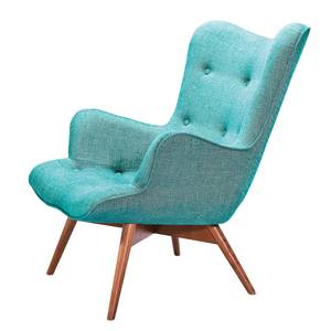 Fauteuil Angels Wings Rhythm structuurstof - Turquoise