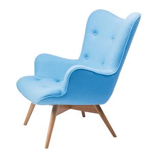 Fauteuil Angels Wings Blue Bleu - Textile - 70 x 92 x 80 cm