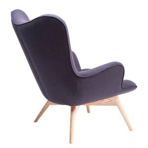 Loungestoel Kilkee stof grijs/blauw