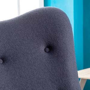 Loungestoel Kilkee stof grijs/blauw