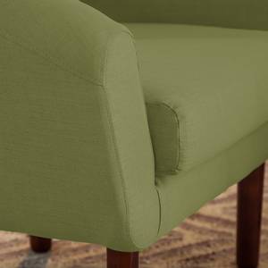 Fauteuil Anna I Tissu - Vert olive