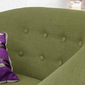 Fauteuil Anna I Tissu - Vert olive