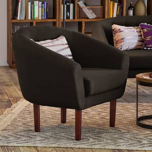 Fauteuil Anna I Tissu - Poivre