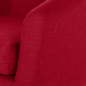 Fauteuil Anna I geweven stof - Rood