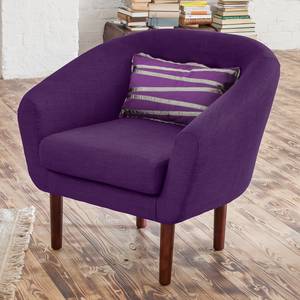 Fauteuil Anna I Tissu - Mauve