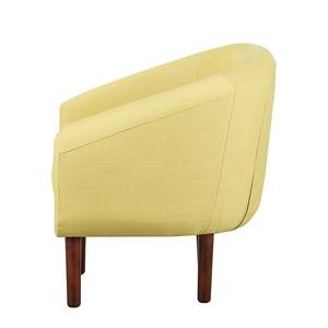 Fauteuil Anna Tissu - Tissu Meda : Jaune