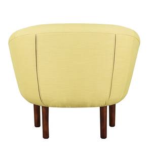 Fauteuil Anna Tissu - Tissu Meda : Jaune