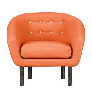 Sessel Anna II Webstoff Webstoff - Stoff Meda: Orange