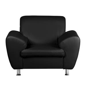 Fauteuil Aras Cuir synthétique - Noir