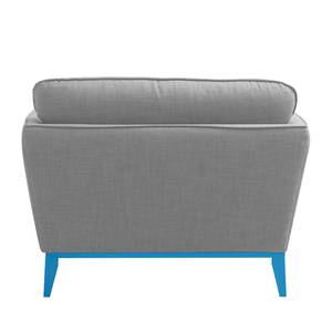 Fauteuil Argoon Tissu - Pieds : bleu - Gris clair