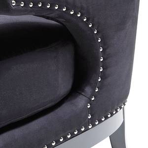 Fauteuil Art Deco Velours noir