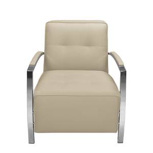 Fauteuil Gifford I echt leer - Beige