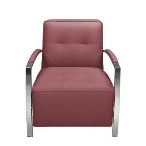 Fauteuil Gifford I Cuir véritable - Rouge