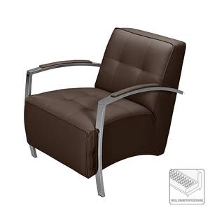 Fauteuil Arya Imitation cuir - Marron café