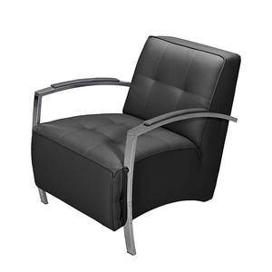 Fauteuil Arya Imitation cuir - Noir