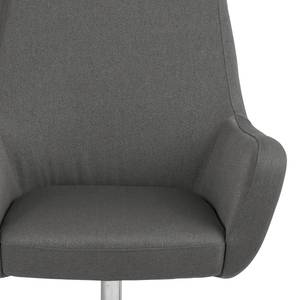 Fauteuil Atina Tissu Gris foncé