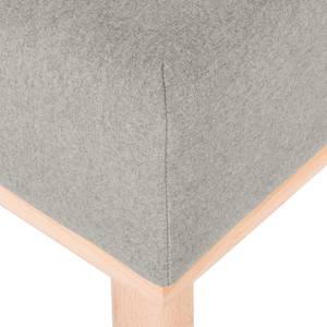 Sessel Jelsa (mit Hocker) Webstoff Webstoff - Grau